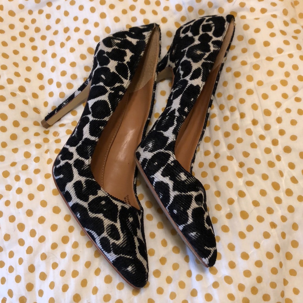 J Crew fabric pumps
